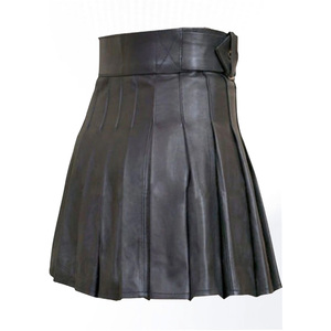 Kilts en cuir véritable les plus tendances avec un kilt en cuir pour femmes élégantes de haute qualité sur mesure pour des vêtements de plein air - Product Image 2