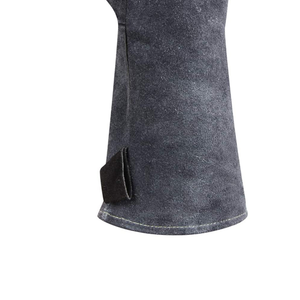 Gants de soudage de qualité supérieure pour la fabrication du métal Cuir ignifuge robuste avec couverture complète de l'avant-bras pour haute température - Product Image 2