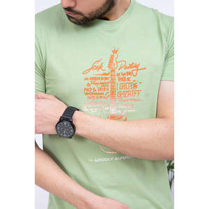 เสื้อยืดคอกลม Greg ผ้าฝ้าย 100% เนื้อเจอร์ซีย์หนา 220gsm พิมพ์ลายสกรีน มีหลายขนาดให้เลือก - Product Image 4