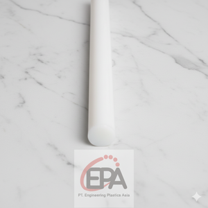 แท่งสีขาว HDPE ขนาด60มม. x 2ม. ตัวเลือกที่สมบูรณ์แบบสำหรับงานหัตถกรรมชิ้นงานชิ้นงานชิ้นงานความแม่นยำสำหรับอุปกรณ์ประเภทต่างๆ - Product Image 1