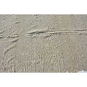 พรมขนสัตว์สีเบจแบบดั้งเดิม5.1 x 10FT วินเทจแบบเย็บปะติดปะต่อกันออกแบบสำหรับห้องนั่งเล่นตกแต่งด้วยยาง - Product Image 5
