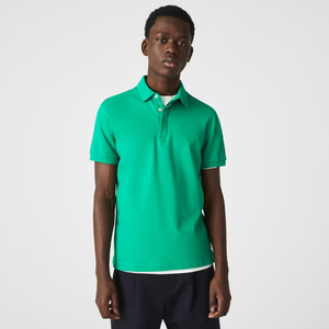 OEM Vente en gros T-shirt de sport pour homme grande taille 100% coton uni à manches courtes respirant infroissable avec logo personnalisé et contraste de couleurs pour le golf - Product Image 1