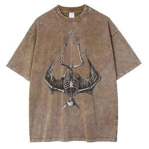 T-shirt surdimensionné à épaules tombantes pour hommes 100% coton Style Streetwear de qualité supérieure Fabriqué au Pakistan Motif solide - Product Image 1