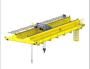 Pont roulant à double poutre de style européen avec PLC Alimentation CA 10 tonnes 20 tonnes 50 tonnes Service lourd - Product Image 4