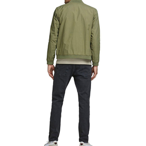 Nouveau design de blouson de combat unisexe élégant Vêtements d'extérieur réversibles à coupe régulière et à col montant en toile pour hommes - Product Image 4