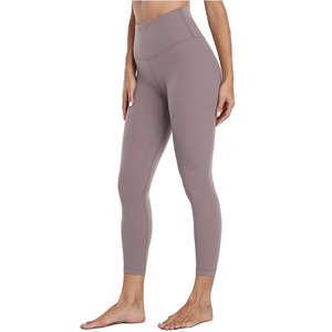 BD personnalisé taille haute Yoga Leggings respirant maigre Fitness pantalon côté téléphone poche ventre contrôle pour motif d'entraînement en plein air - Product Image 6