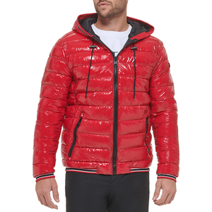 Nouvelle mode 2023, veste matelassée pour homme sur mesure, coupe-vent de haute qualité, tissu en toile, service OEM, imperméable, respirant, hiver - Product Image 4