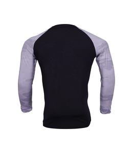 Entrenamiento de gimnasio de secado rápido Media cremallera Entrenamiento Top Quarter 1/4 Half Zip Top Slim Fit Poliéster Spandex 1/4 cuartos con cremallera pullover camisas - Product Image 2