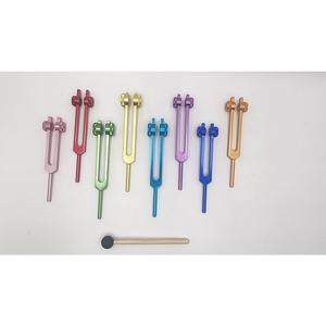 Solfeggio ชุดส้อมปรับแต่งสี6ชิ้นแพ็คไม้ยืนจักระส้อมชุด - Product Image 3