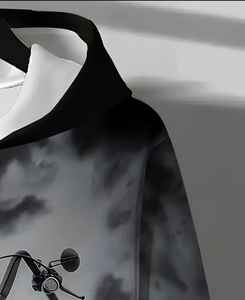 Sudadera con Capucha Premium para Hombre, Ultra Cómoda, 100% Algodón, Bordada, con Cuentas, Teñida, con Impresión Digital Personalizada - Product Image 2