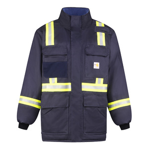 Vêtements de travail de chantier de haute qualité en gros, salopette personnalisée pour hommes, haute visibilité, antibactérienne, respirante, imperméable - Product Image 5