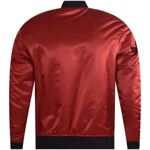 Vestes universitaires en satin enduit de haute qualité pour hommes personnalisés avec broderie avant du logo OEM élégant Streetwear à la mode - Product Image 3