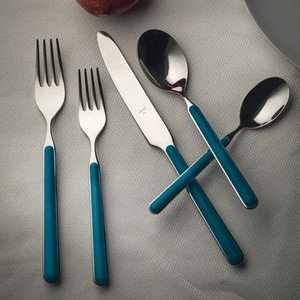 Ensemble de couverts de luxe en acier inoxydable PVD 18/10 doré pour les fêtes Ensemble de couverts en acier miroir de designer de pièces assorties de haute qualité - Product Image 1