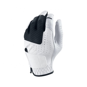 Gants de golf OEM et ODM avec logo personnalisé Meilleur prix Cuir PU et cabretta à la mode pour le sport et les mains - Product Image 1