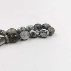 Tasbih moderne en résine turquoise à 33 perles, éco-responsable, chapelet de prière musulman, collier tendance, Inde - Product Image 5