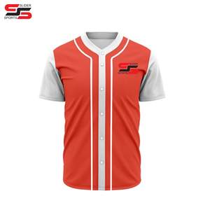Sublimación personalizada, botones completos, camiseta de béisbol, uniforme de entrenamiento de béisbol y softbol, pantalones, Bandera de EE. UU., ropa de béisbol, camisa para hombres - Product Image 3