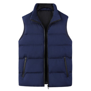 เสื้อแจ็คเก็ตพัฟเฟอร์บุขนเป็ดสำหรับผู้ชายไซส์ใหญ่ คอตั้ง ปักโลโก้ด้านหน้า ระบายอากาศได้ดี คุณภาพสูง - Product Image 1