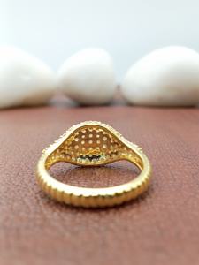 แหวนแต่งงานแบบคลาสสิกสุดอินเทรนด์สีทอง14K/18K ปรับแต่งได้สำหรับ100% แล็บที่ได้รับการรับรองเพชรโซลิแทร์หรูหรา VVS - Product Image 4