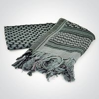 Pañuelo Triangular Unisex de Algodón con Diseño de Espiga, Camuflaje y Patrón Sólido, Cálido para Invierno, Uso Diario al Aire Libre, Estilo Shemagh de Oriente Medio