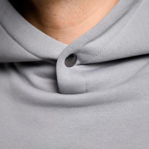 Sudadera con capucha elegante y moderna con cremallera de peso pesado para hombres, Sudadera con capucha de algodón suave 100% respetuosa con el medio ambiente personalizada con logotipo personalizado - Product Image 5