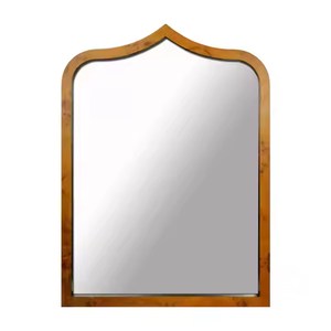 Espejo de decoración de pared con marco de madera de lujo para comedor y sala de estar, decoración del hogar, espejo inteligente de pared de madera de Azora Industries - Product Image 1