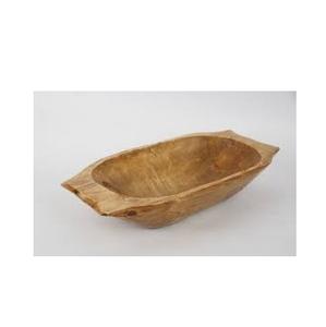 Hand-Carved Eco-Friendly Rustic Mango Wood Dough Bowl Rectangular Bread <b>Tray</b> Vintage Farmhouse Decor Leakproof Home Decor - Product Image 2