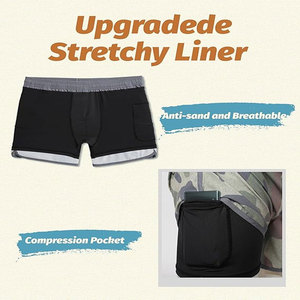 กางเกงว่ายน้ำสำหรับผู้ชายกางเกงขาสั้นชายหาดแบบลำลองออกแบบโลโก้ได้ตามต้องการ - Product Image 3