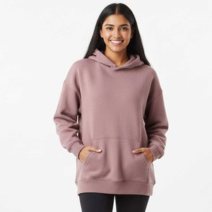 Sudaderas con Capucha de Estilo Holgado, 100% Algodón, Transpirables, Sudaderas con Capucha Extra Grandes para Mujer, Sudaderas con Capucha Personalizadas con Hombros Caídos para Mujer - Product Image 5