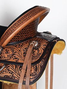 Silla de Carreras de Caballos inglesa deportiva de lujo asequible al aire libre hecha a mano de cuero Premium cómodo - Product Image 4
