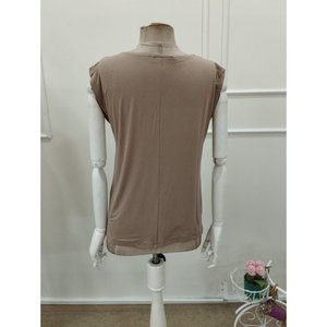 Chemise en viscose à manches courtes et col en V pour femme de Jane, haut imprimé décontracté pour un usage quotidien, modèle 32290 - Product Image 4