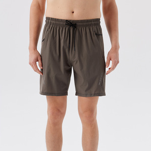 Gym Jogging <b>Shorts</b> Breathable Sports Running Activewear <b>Zip</b> <b>Pocket</b> Workout Reflective Strip ShortsDDP shipping - Product Image 2