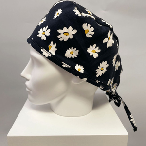 Gorro quirúrgico con estampado personalizado al por mayor, gorro de tela de algodón ajustable con lazo en la espalda para enfermera, médico, dentista, tecnología veterinaria, gorros de fregado - Product Image 4