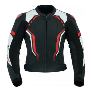 Chaqueta de cuero de calidad superior para motocicleta, chaqueta de moto, protección para jinetes, cuero de moda - Product Image 3