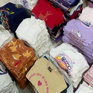 เสื้อผ้าเด็กแบรนด์แท้ ชุดสองชิ้น สต็อกสินค้าเกินจำนวน/เสื้อผ้าเด็กที่เหลือใช้ เสื้อยืดเด็กเล็ก เด็กวัยหัดเดิน เสื้อยืดเด็กโต - Product Image 5