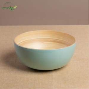Country Spiral <b>Bamboo</b> Customized Disposable <b>Bowl</b> Handcrafted Eco-Friendly Non-Toxic Dishwasher Safe Serving Decorative Home - Product Image 6