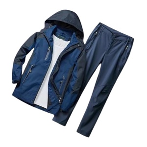 Chándal Deportivo Personalizado al por Mayor para Hombre, Informal, Sólido, Cortavientos, 100% Poliéster, Transpirable y de Secado Rápido - Product Image 1