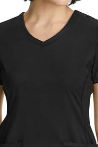 Healing Hands-Top Exfoliante para mujer, cuello en V con 2 bolsillos, estiramiento de 2 vías y paneles laterales de punto de yoga para ajuste Delgado- - Product Image 5