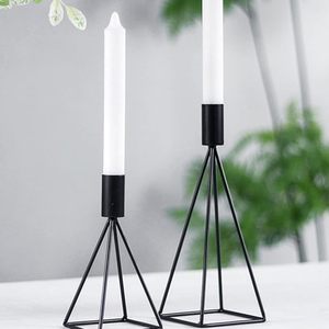 Outdoor Metal Lamp Home Decor <b>Candle</b> <b>Lantern</b> <b>Holder</b> Black Iron <b>Lantern</b> for Living Room Decoration <b>Candle</b> Stand - Product Image 4