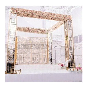 ของตกแต่งพิธีแต่งงานยอดนิยมของอินเดียโดย DST,ของตกแต่งเวทีงานแต่งงาน Jodha Mandap อินเดียและเอเชีย - Product Image 1