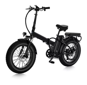 Vélo électrique pliable à pneus larges, batterie au lithium amovible 48V et 624Wh, moteur sans balais de 1100W, vitesse maximale de 20 mph - Product Image 1
