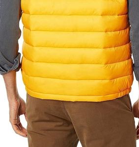 Nouveau 2026 Gilet d'hiver sans manches pour homme en toile matelassée, coupe-vent épais, fabrication professionnelle personnalisée, service OEM - Product Image 5