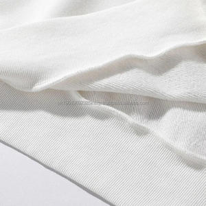 Meilleure fabrication sweats d'hiver pour hommes confortables 100% coton couleur blanche conception de qualité OEM surdimensionné bases brodées - Product Image 6