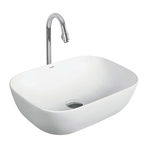 El principal fabricante y exportador de la India de fregadero de lavabo de mano de mesa rectangular de cerámica blanca de diseño moderno ampliamente vendido - Product Image 1