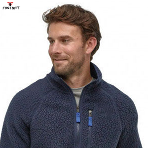 Chaqueta Formal de camuflaje de piel sintética con cremallera completa de alta calidad, sudadera de primavera con cremallera polar, forrado de Sherpa, impermeable a prueba de viento - Product Image 6