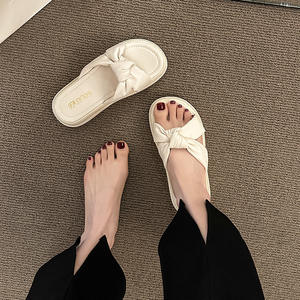 Sandales à talons tendance pour femmes, en cuir véritable, polyvalentes, confortables, décontractées, à talons hauts - Product Image 2