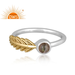 Hot Selling Fine Sterling Silver Natural <b>Labradorite</b> Gemstone Stackable <b>Ring</b> Custom Jewelry For Women Gift For Her - Product Image 2