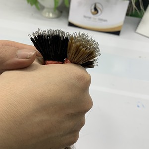 ผมมนุษย์แท้เรมี่ปลายนาโนสำหรับต่อผมแบบยุโรปผมลอนธรรมชาติแบบไม่ผ่านกระบวนการ - Product Image 3