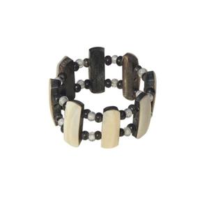 Brazalete de Cuerno de Búfalo de Alta Calidad, Excelente Precio, Nuevos Estilos, Brazalete de Cuerno Natural Altamente Pulido para Mujer, Regalo, Uso en Fiestas - Product Image 3