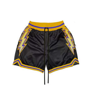 Short de basket-ball à séchage rapide pour hommes avec poches et tissu léger pour les sports actifs - Product Image 1