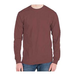 Camisetas ecológicas de cuello redondo de manga larga Streetwear Regular Fit Casual personalizado impreso hombre niños camisetas de moda para hombres - Product Image 5